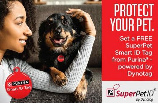 Claim Your Free Purina SuperPet Smart ID Tag!