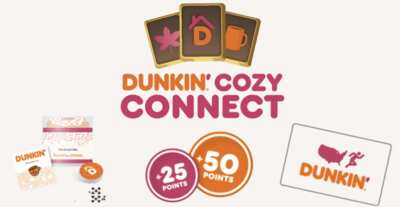 Over 82,000 Instant Dunkin’ Prizes! Gift Cards, Merch & More!
