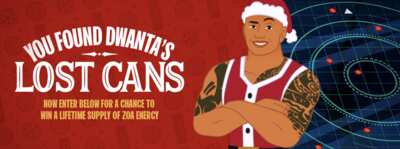 Holiday Cheers! Enter ZOA’s Instant Win Game