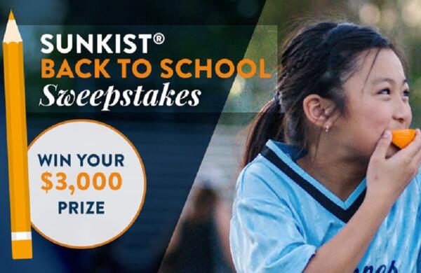 Sunkist “Back-To-School Sweepstakes