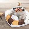 Sharper Image 6 Piece Set Electric Tabletop S’mores Maker for Indoors ONLY $24.49