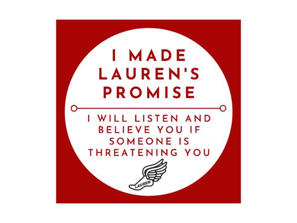 Lauren’s Promise Sticker for Free