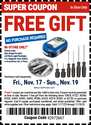 Pick one of three freebies at Harbor Freight This Weekend!