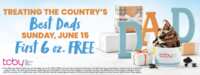 TCBY Is Treating Dads to FREE Froyo on Father’s Day