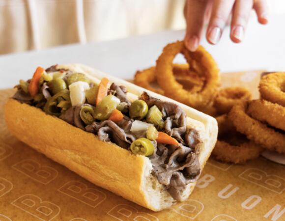 Free Italian Beef or Beefless Sandwich from Buona