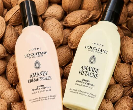 Discover L’Occitane’s Sweet Almond & Pistachio Scents for FREE