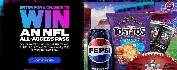 Pepsi & 7-Eleven NFL Sweepstakes — Enter Today!