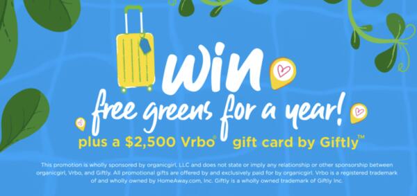 Go Green All Year – ORGANIC GIRL Giveaway is On!