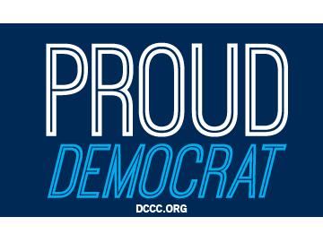 Show Your True Colors: Claim Your Free 'Proud Democrat' Sticker!