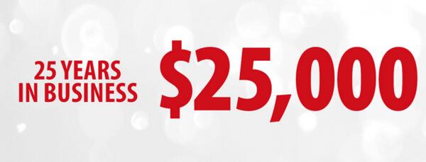 It’s RNR Tire Express’ 25th Anniversary – And You Could Win!