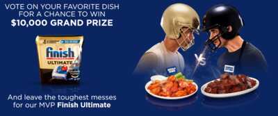 SWEEPSTAKE: Win $10,000 or a Whirlpool Dishwasher & $500 from Finish