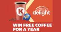 Free Coffee for a Year! Win a $400 Circle K Gift Card