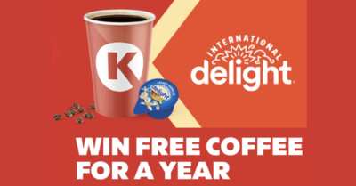Free Coffee for a Year! Win a $400 Circle K Gift Card