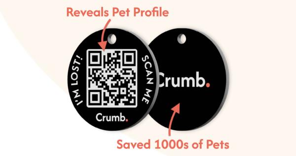 Protect Your Pet: Free Smart Tag + 3 Months of Crumb Premium