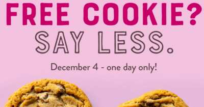 Treat Yourself: FREE Cookie at Great American Cookies!