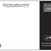 Quit for Good, Write It Down: Free 1-800-QUIT-NOW Notepads!
