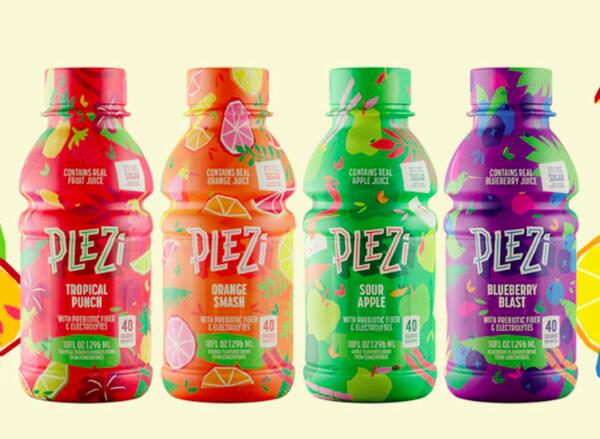 4-Pack of PLEZI Kids Juice Drink for FREE
