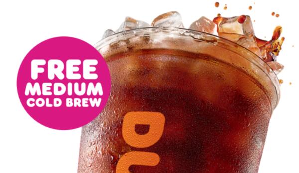 Free Cold Brew from Dunkin