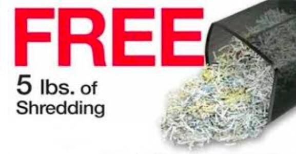 Document Shredding at Office Depot - Up to 5 lbs! All for FREE!