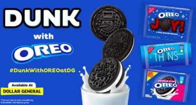 OREO Dunk with OREO Dollar General House Party Kit for Free