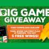 5 Wings at Wing & Rings for Free