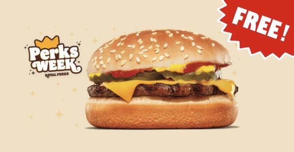 Burger King Perks Week = FREE Whopper Jr. Today Only!