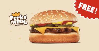 Burger King Perks Week = FREE Whopper Jr. Today Only!