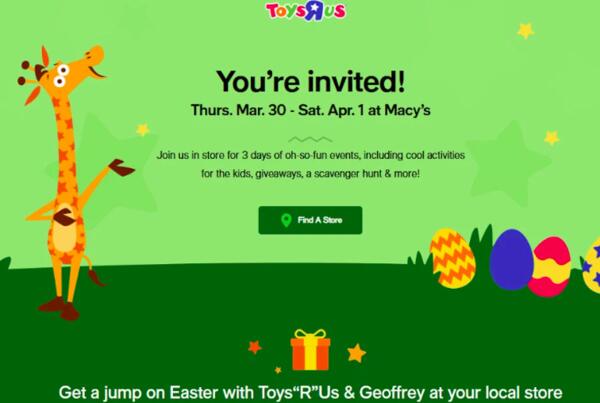 Play-Doh, Lego & Pokemon Day Events for Free at Toys R Us in Macy's