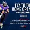 Patriots X JetBlue Home Opener Sweepstakes