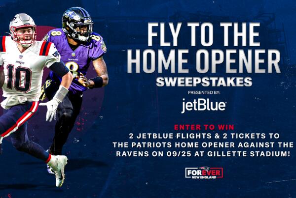 Patriots X JetBlue Home Opener Sweepstakes