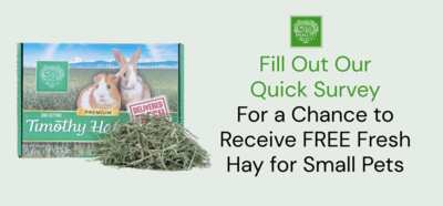 Pamper Your Pets: FREE 12 lb Timothy Hay