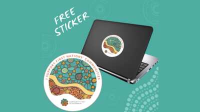 Support Matters – Get a Free First Nations' Communities Sticker