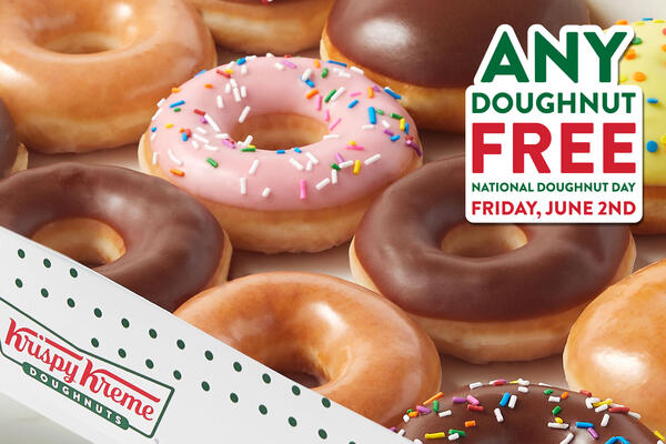Celebrate National Doughnut Day with Free Krispy Kreme!