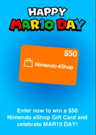 HAPPY MAR10 DAY! Enter to WIN! - Sweepstakes