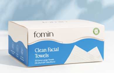 Soft, Absorbent, Free – 100-Pack of Fomin Clean Facial Towels with Cash Back