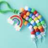 Make Your Own FREE Beaded Rainbow Keychain at Michaels!