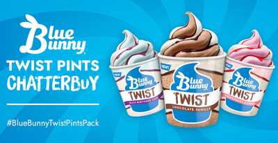 Blue Bunny Twist Pints Chatterbuy Kit for FREE!