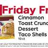 Today Only: Free Cinnamon Toast Crunch Dessert Taco Shells at Hornbacher’s!