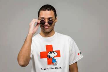 Free Snoopy T-Shirt from Red Cross for Giving Blood