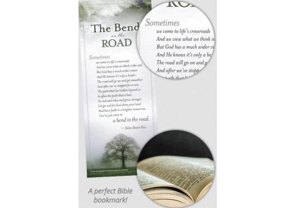 Mark the Moment – Free ‘Bend in the Road’ Bookmark Available