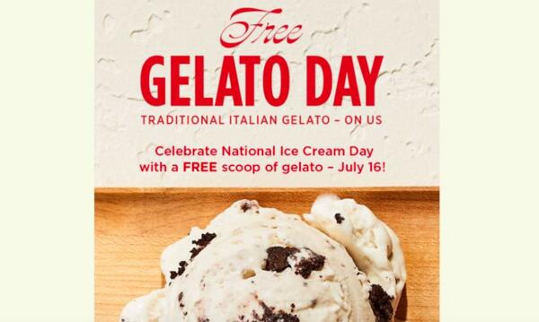 Scoop of Gelato for Free at Your Pie