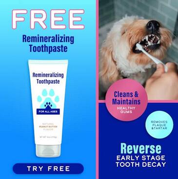 Free Remineralizing Dog Toothpaste from Amazon, Hurry Up!