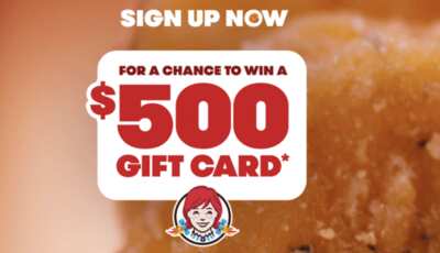 Win a $500 Wendy's Gift Card