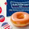 Your Vote Deserves a Treat! FREE Krispy Kreme Doughnut on Nov 5th!