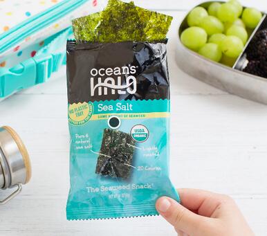 Free Ocean's Halo Trayless Seaweed Snack Sample!