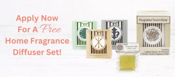 Get a FREE Belle Aroma Plugables ScentSlide Fragrance Diffuser
