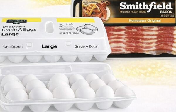 March 25 Special: FREE Dozen Eggs with Smithfield Bacon Purchase