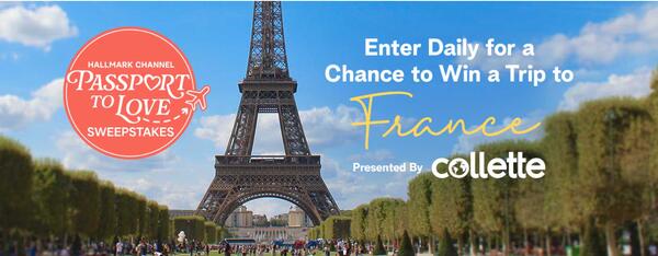 Enter the Hallmark Channel’s Passport to Love and WIN a $11,000 Trip to France!