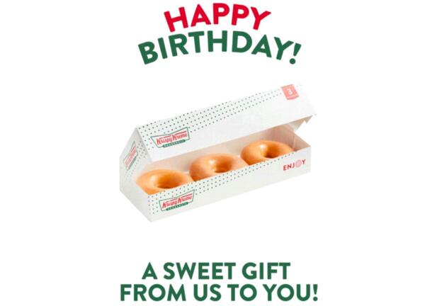 Claim Your Free Krispy Kreme Donuts for Your Birthday