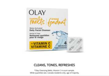 FREE Sample of Olay Cleansing Melts